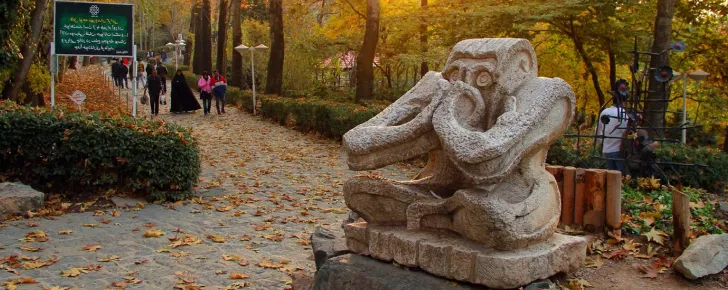 پارک جمشیدیه از بهترین مقاصد طبیعت گردی تهران در زمستان