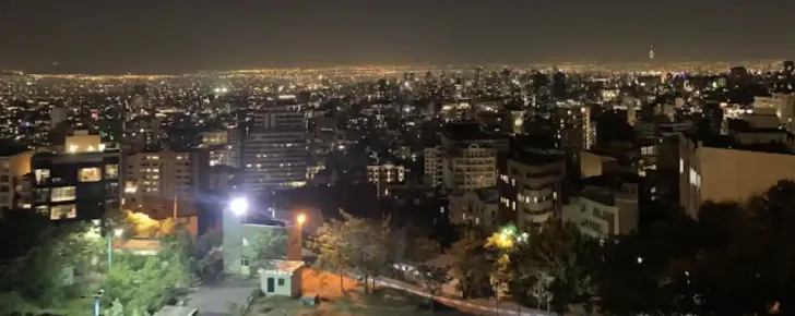 بام‌ها از جاهای دیدنی زمستانی تهران